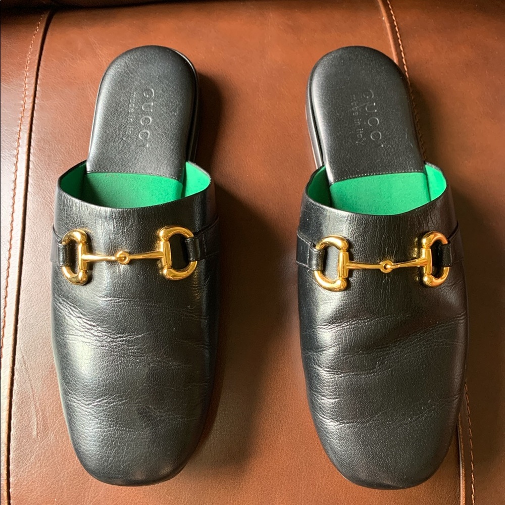 Gucci Pericle Men’s slippers black/Nero size 7